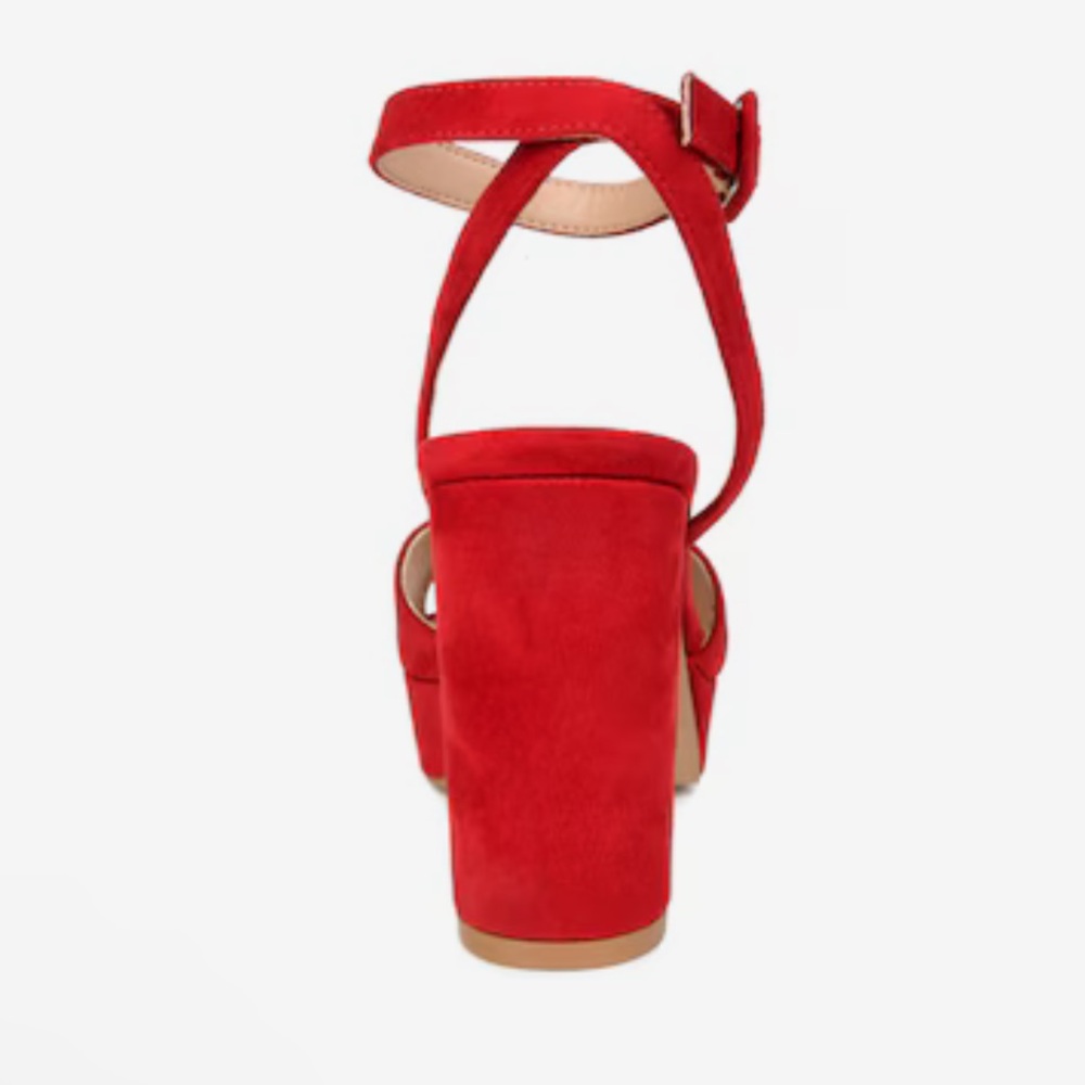 Journee Collection NAIRRI STRAPPY HEELS IN FAUX LEATHER - Picture 4 of 8